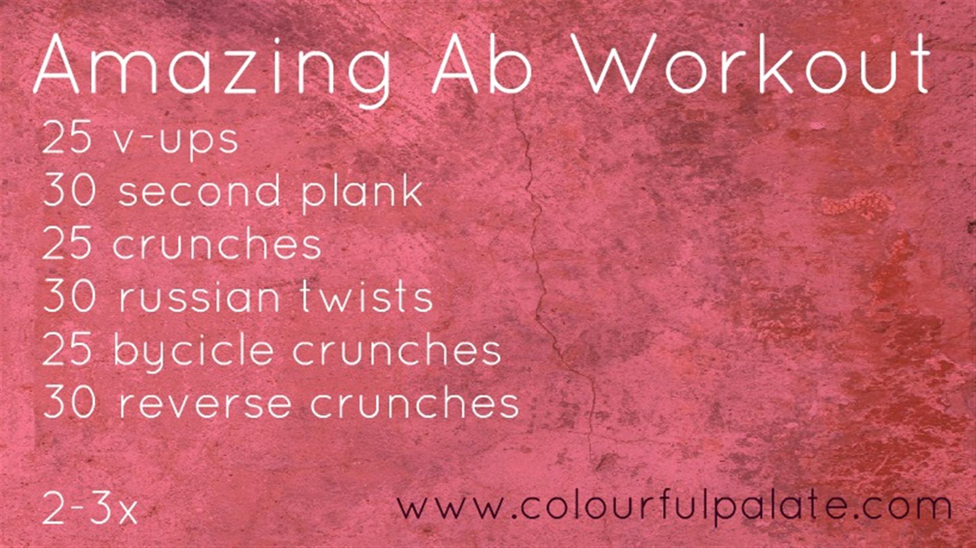 Amazing Ab Workout